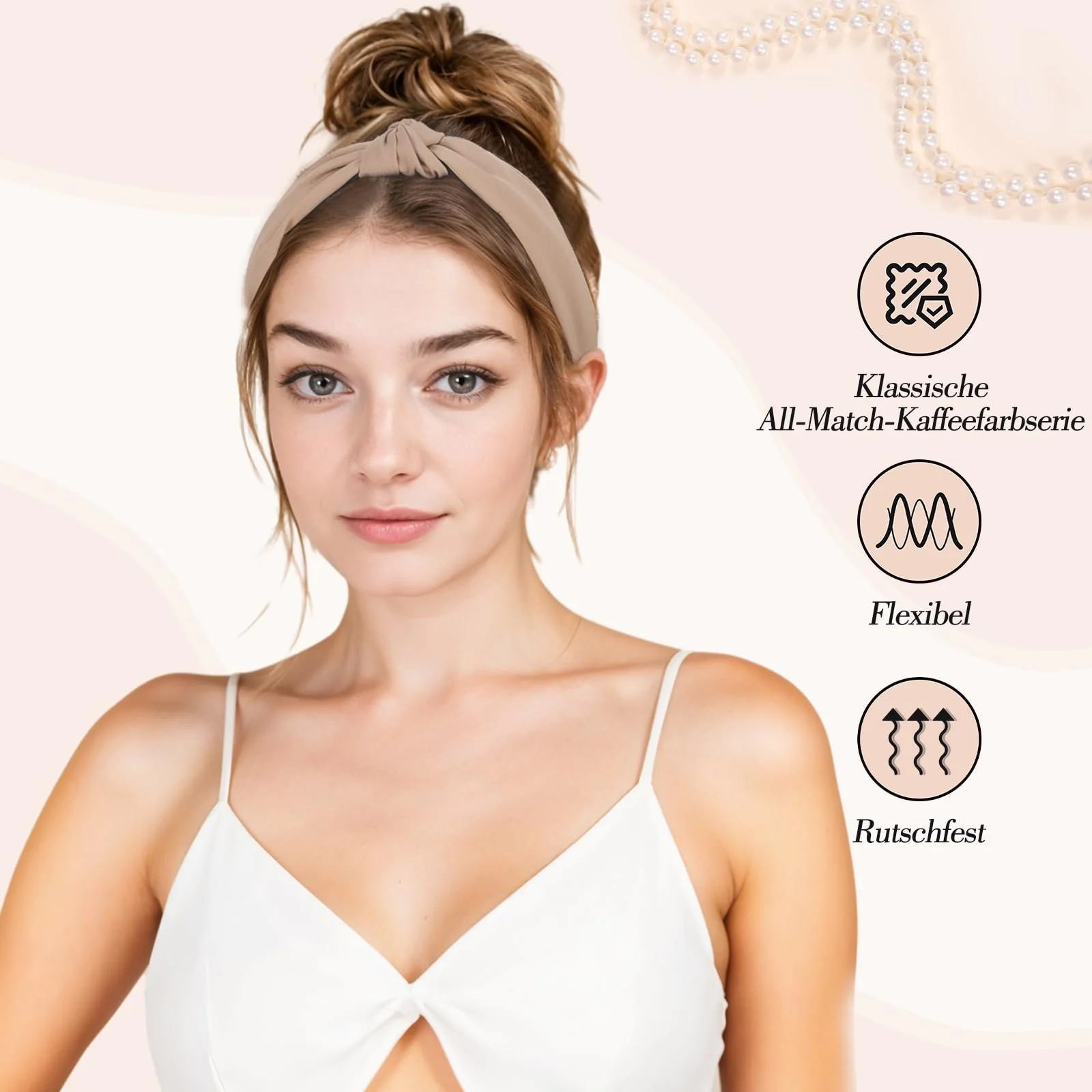 Набір жіночих обручів на голову 6 шт, фото №3