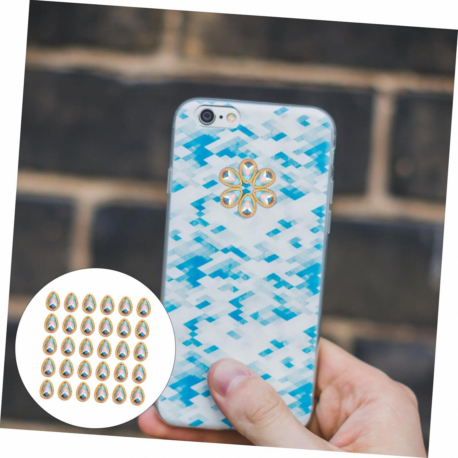 Стразы для ногтей CANIGHT Каплевидные, 60 шт., фото №3