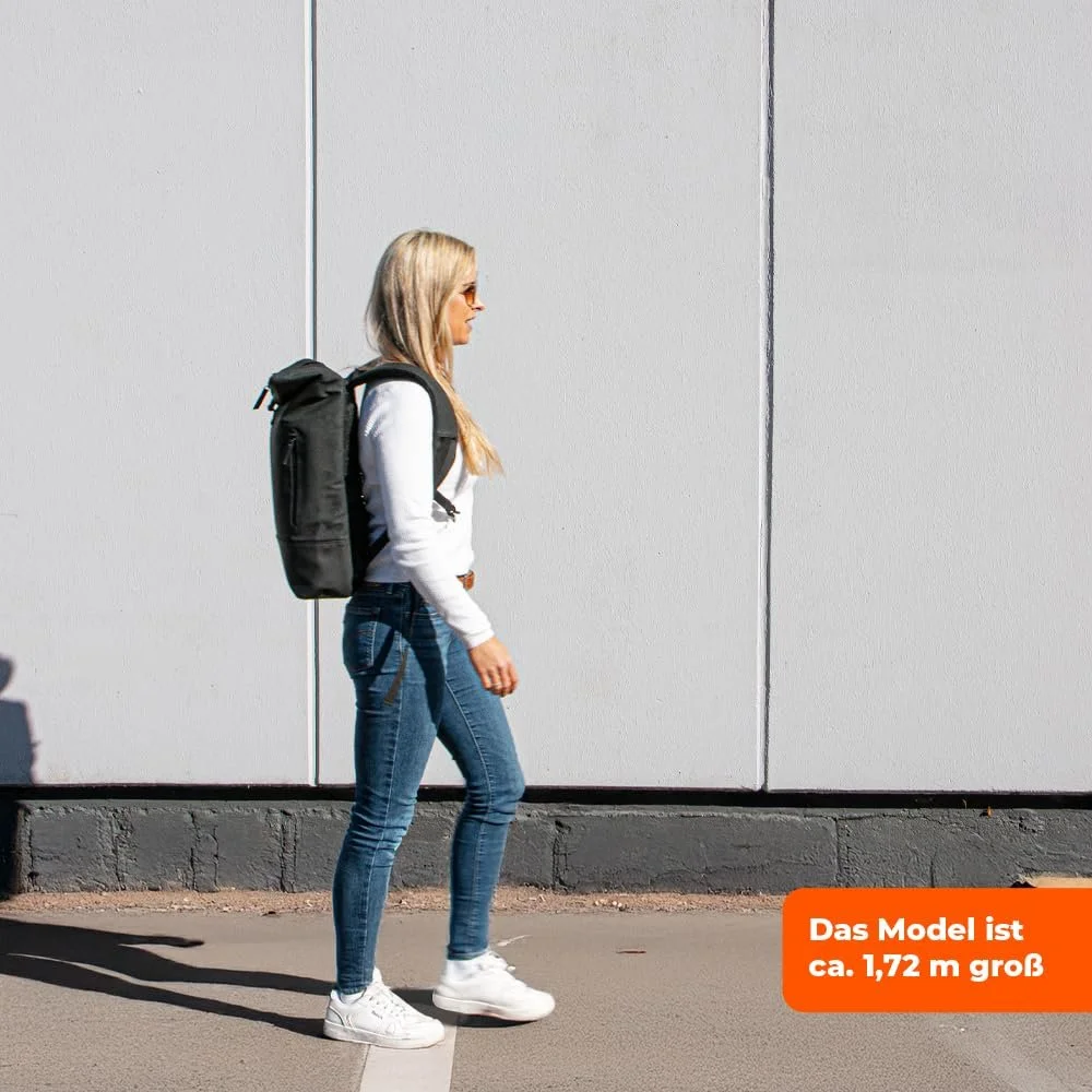 Рюкзак Rolltop LANGENBERG NAP 22L з кріпленням до валізи, фото №7 Рюкзак Rolltop LANGENBERG NAP 22L з кріпленням до валізи, фото №7