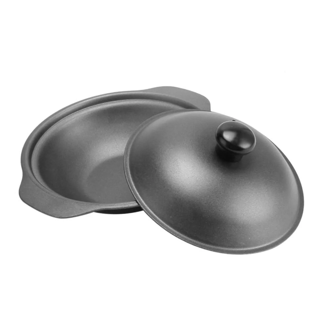 Кастрюля VANZACK Чугунная с крышкой 20 см для тушения, фото №1 Кастрюля VANZACK Чугунная с крышкой 20 см для тушения, фото №1