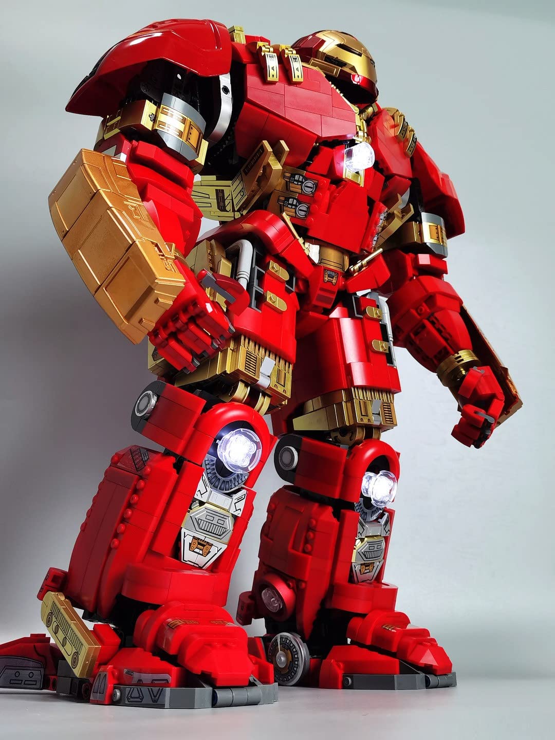 Набор Auforua Technik Hulkbuster модельный с LED подсветкой 4123 детали, фото №3