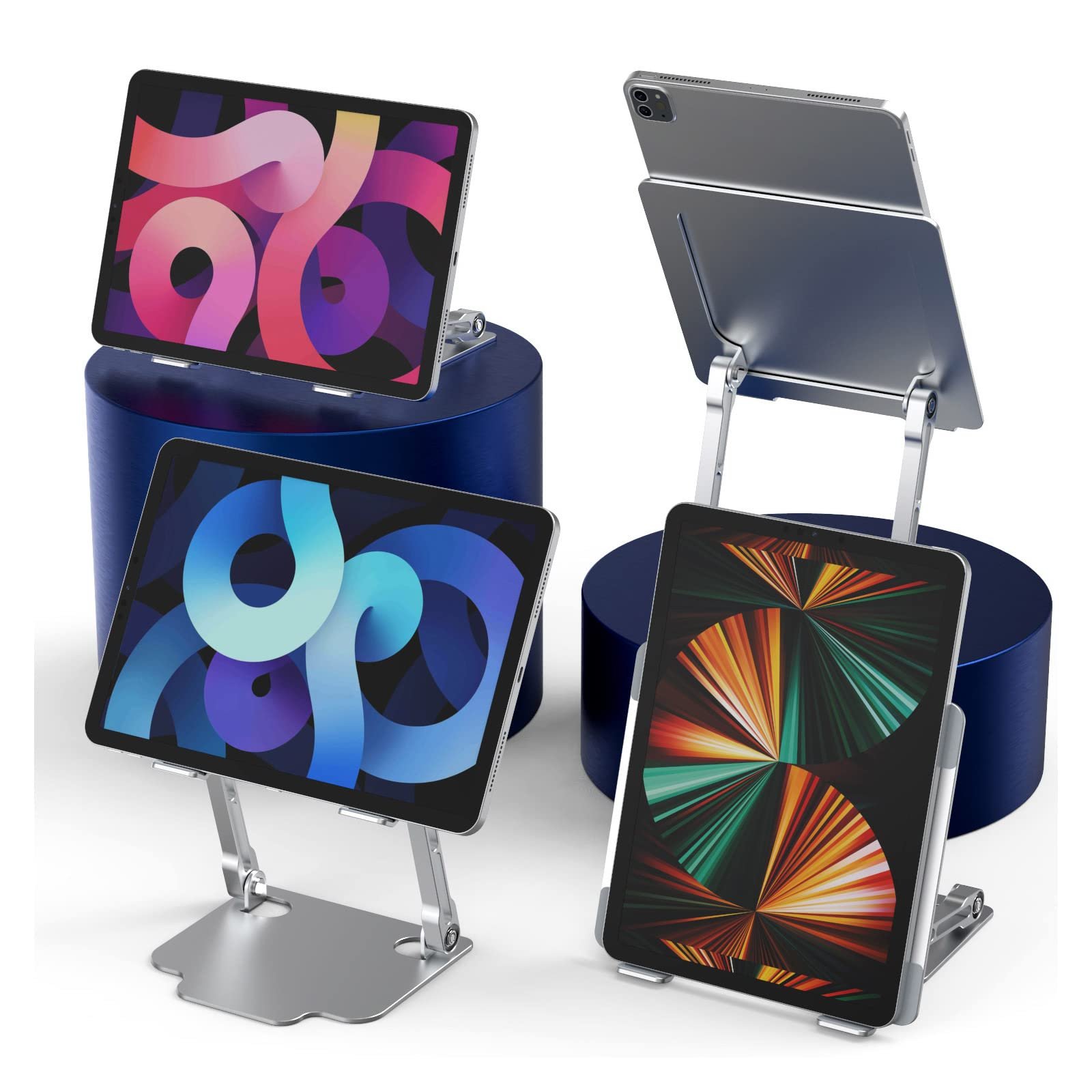 Регульована алюмінієва підставка для ноутбука Ергономічна Multi Schreibtisch Laptop Mit W". Вентиляційний отвір для 10-17 3 "ноутбука і більше Ергономічний регульований ноутбук, фото №4