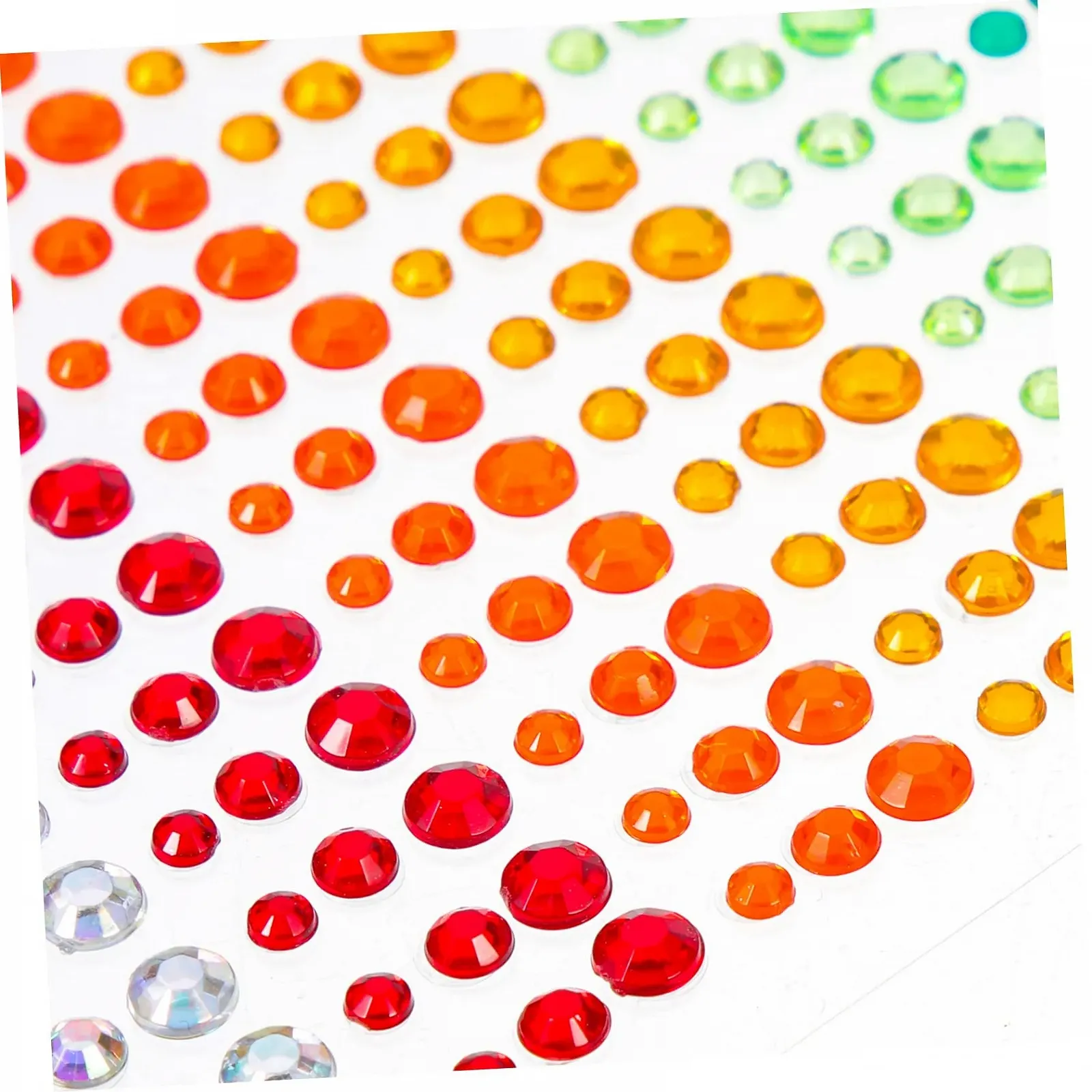 Наклейки зі стразами для манікюру 2 аркуші Різдвяні прикраси Стрази, фото №8