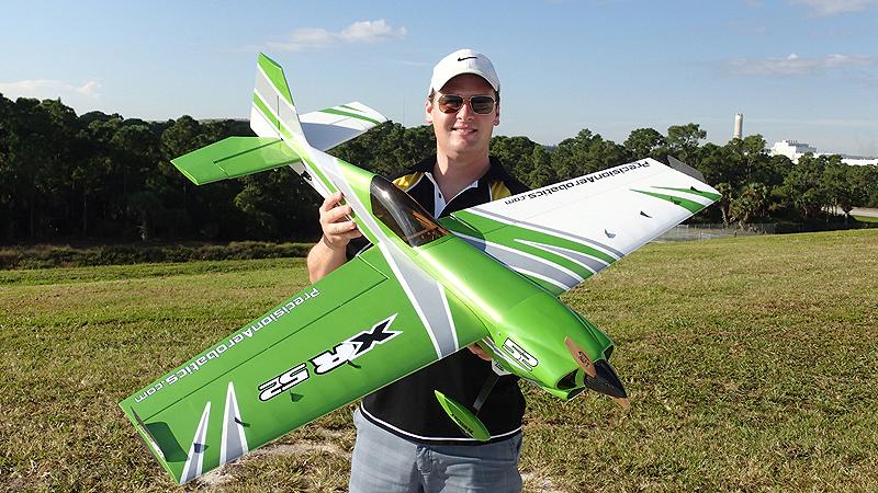 Самолет радиоуправляемый Precision Aerobatics XR-52 1321мм KIT синий, фото №10