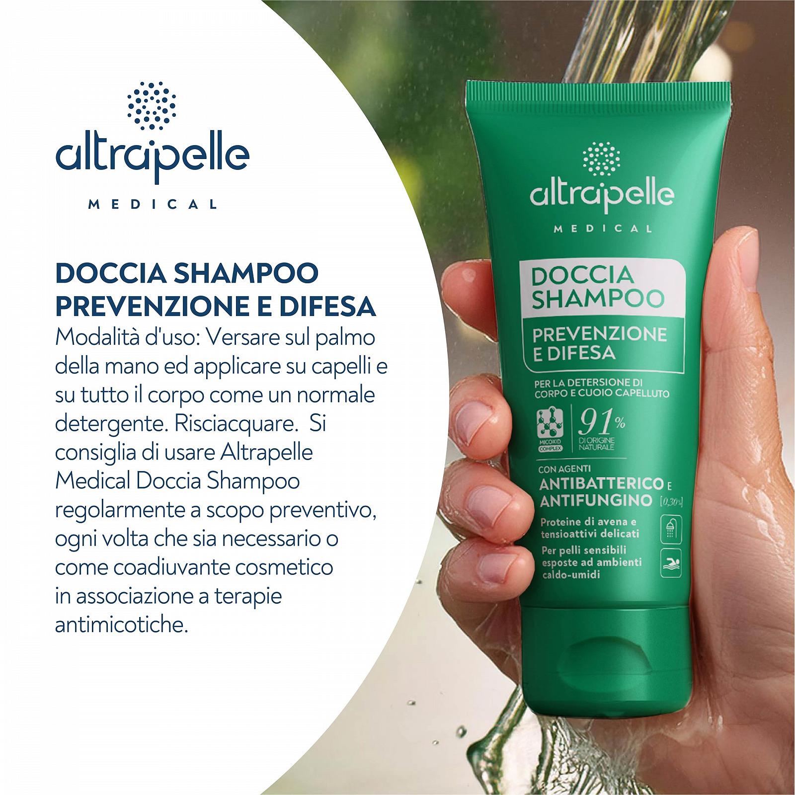 Шампунь Altrapelle Shower Enriched with MICOXID Complex з екстрактом шавлії та алое вера для обличчя, тіла та волосся, фото №3 Шампунь Altrapelle Shower Enriched with MICOXID Complex з екстрактом шавлії та алое вера для обличчя, тіла та волосся, фото №3