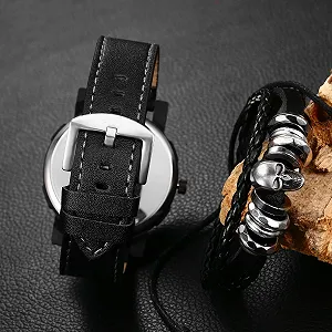 Годинник OIDEA Чоловічий Набір Totenkopf: 2 шт. з черепом synthetic.ua - Фото 1