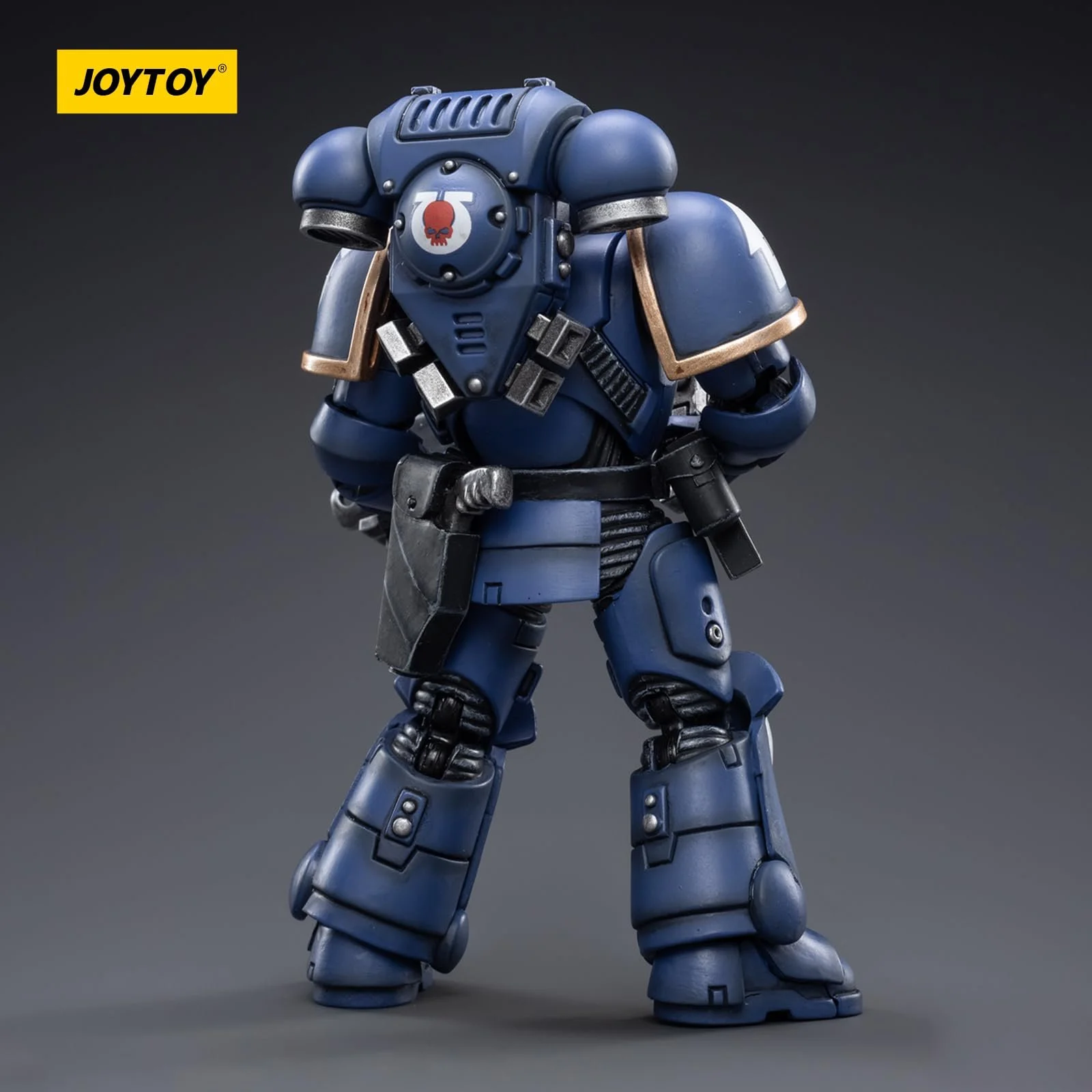 Колекційна фігурка JOYTOY Warhammer 40k Ultramarines Heroes of The Chapter Brother Veteran Sergeant Castor 1/18, фото №5