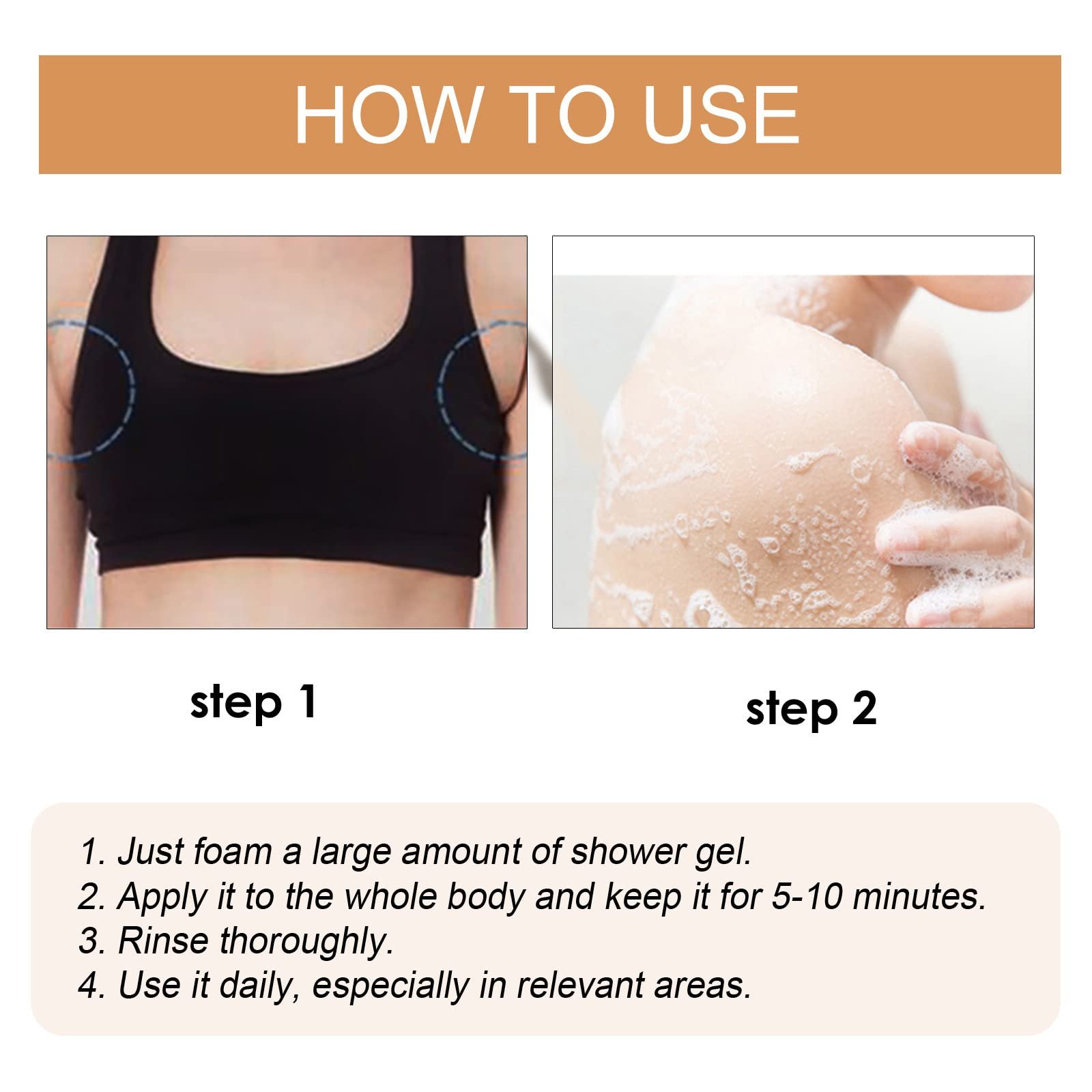 Гель для душу Lymphatic Drainage Ginger лімфодренажний трав'яний, фото №3