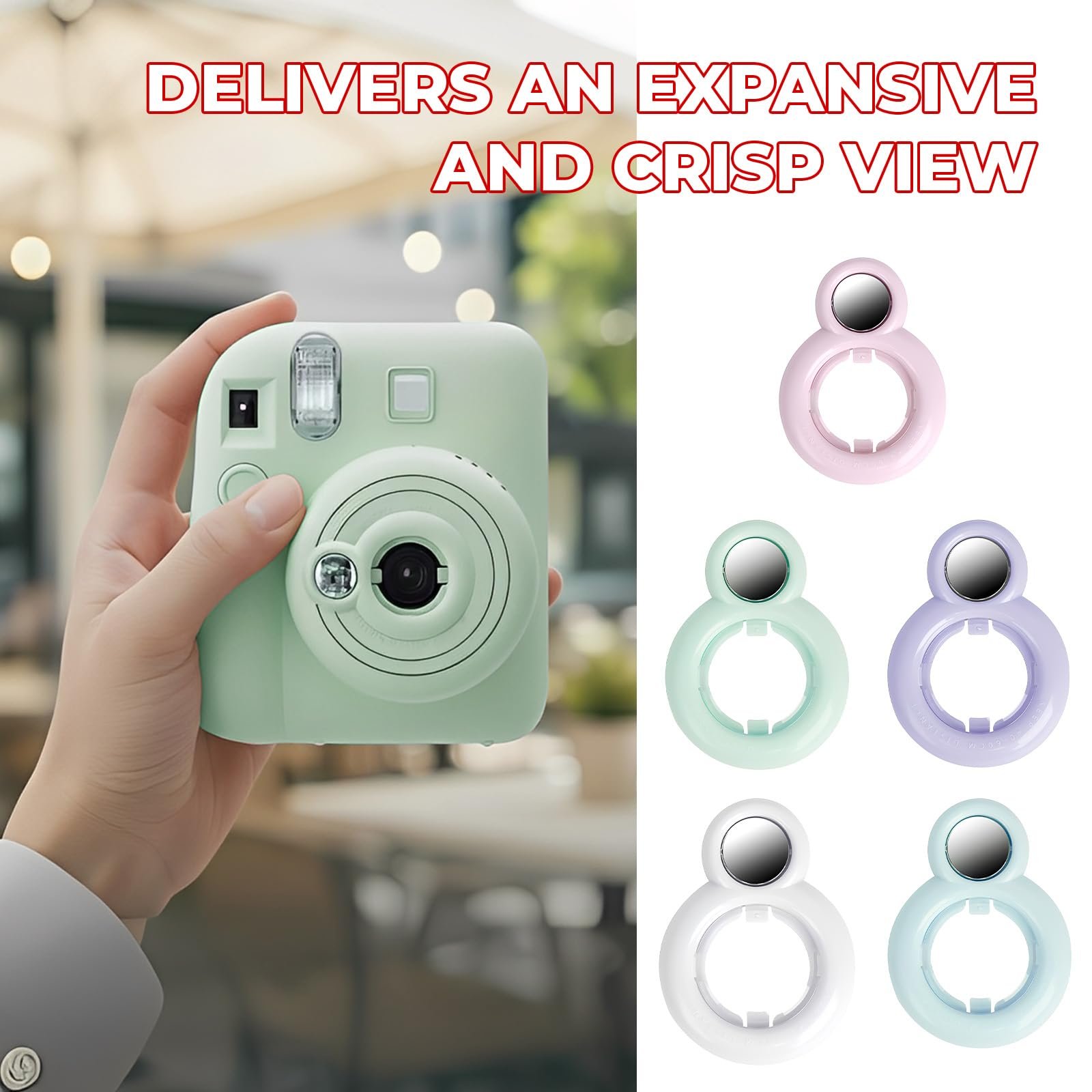 Зеркало для селфи Fujifilm Instax Mini 12 Green, фото №6