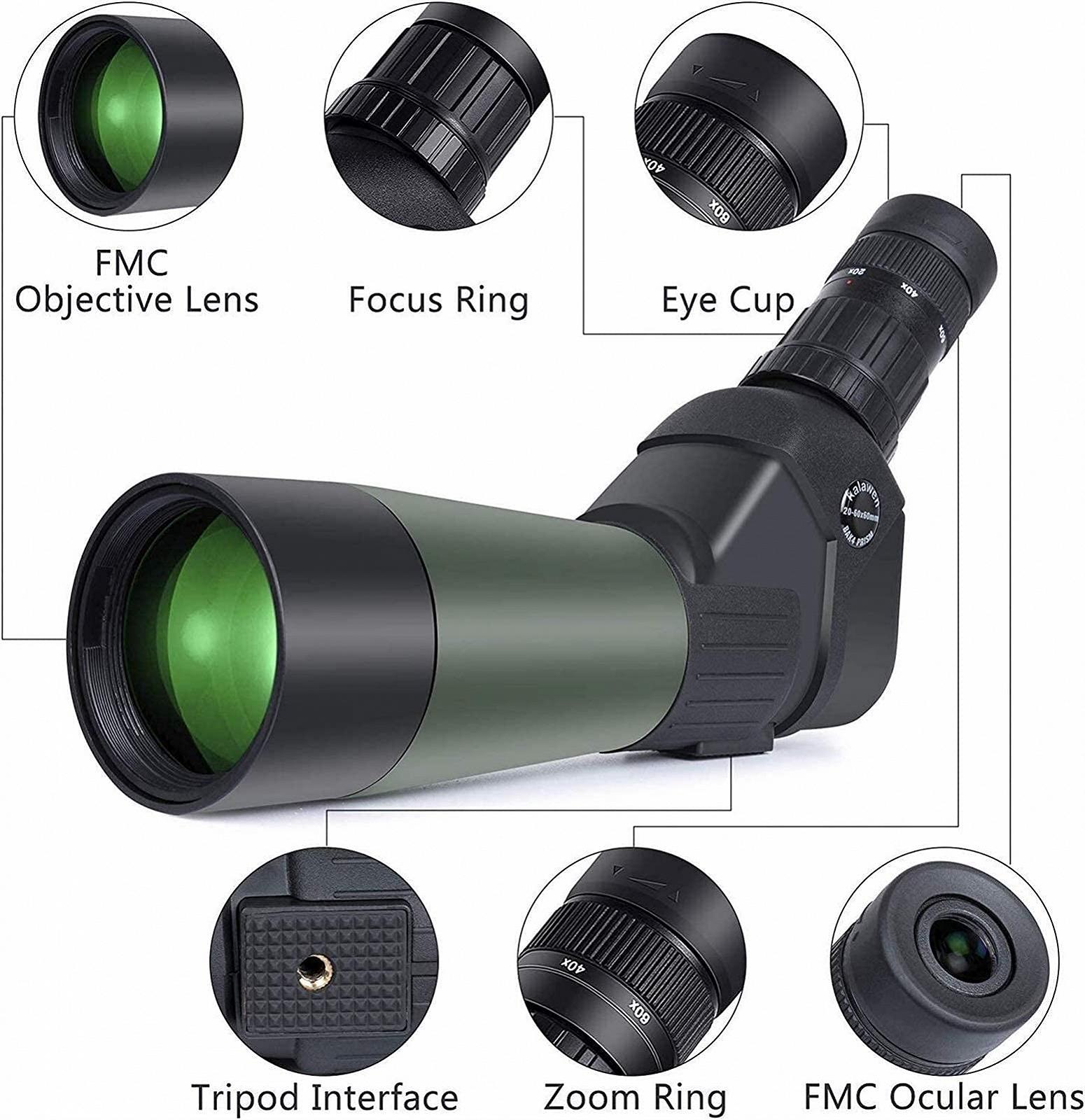 Монокуляр Zeiss 25–75 x 70 Zoom Prisma з треногою і сумкою для перенесення, фото №4 Монокуляр Zeiss 25–75 x 70 Zoom Prisma з треногою і сумкою для перенесення, фото №4