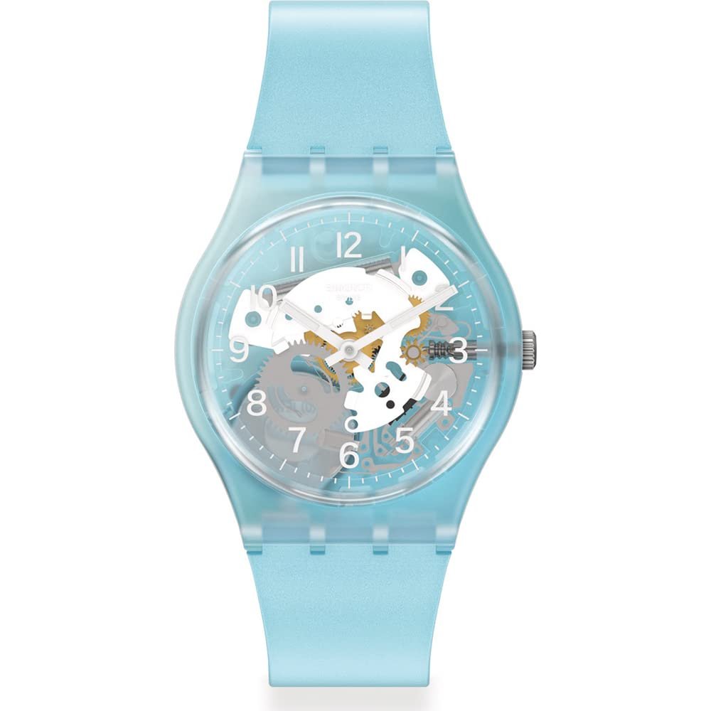 Аналоговый Swatch GL125, разноцветный, лента, фото №1