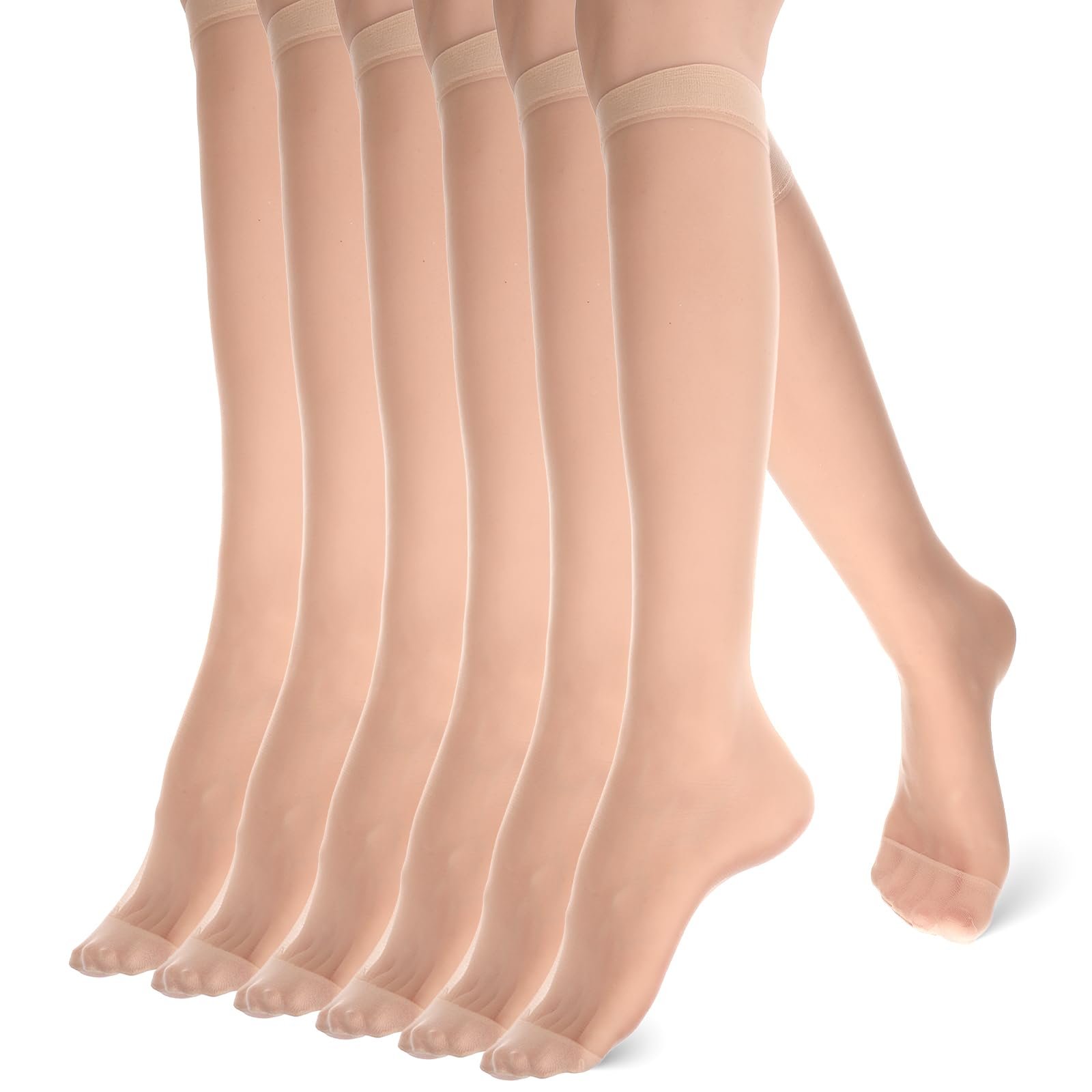 Чулки женские нейлоновые (6 пар), фото №1