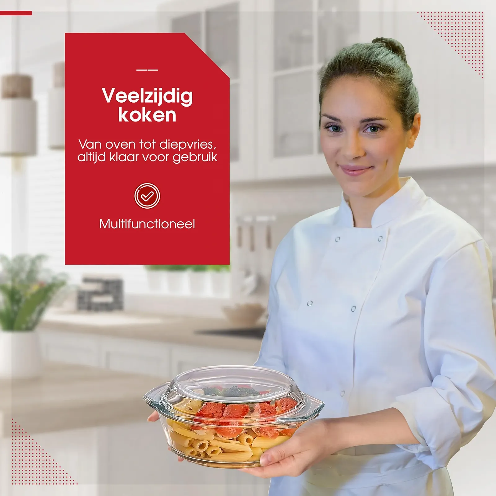 Набор форм для духовки 3 шт. 700 мл - 1500 мл - 2000 мл круглые, фото №3