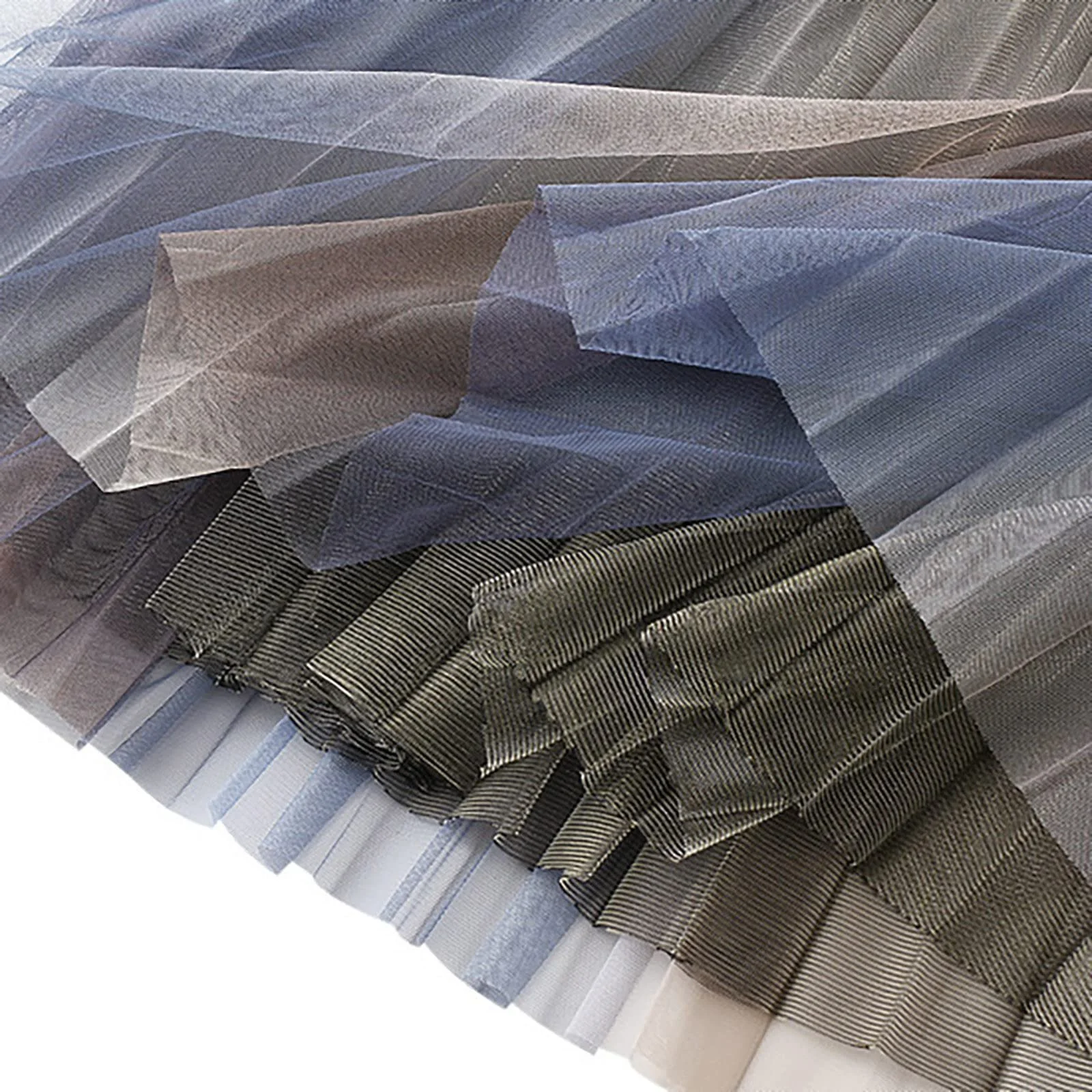 Жіноча спідниця-сітка Плісирована, фото №4