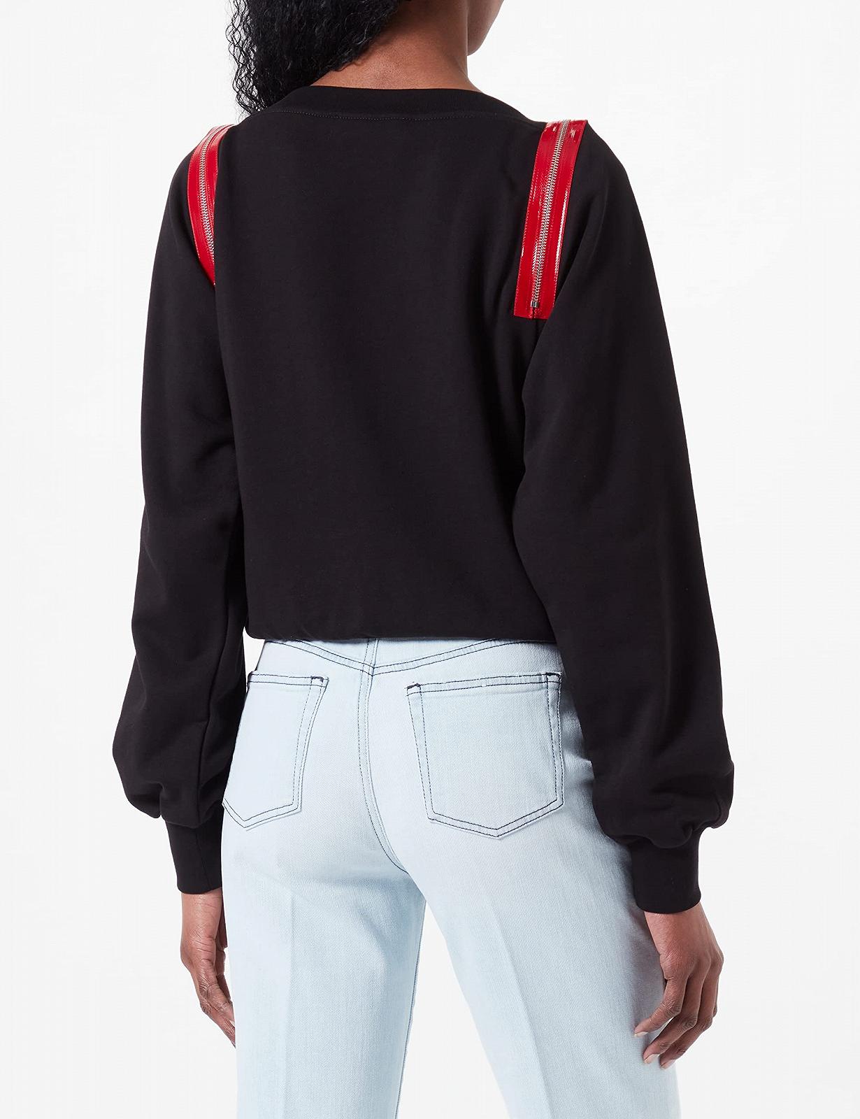 Кофта Love Moschino Комфортная посадка Широкий воротник Длинный рукав Женский, фото №3