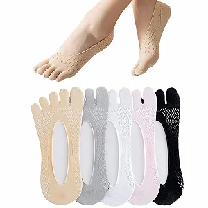 Шкарпетки з пальцями 5 пар, Жіночі, Один розмір - Фото 1