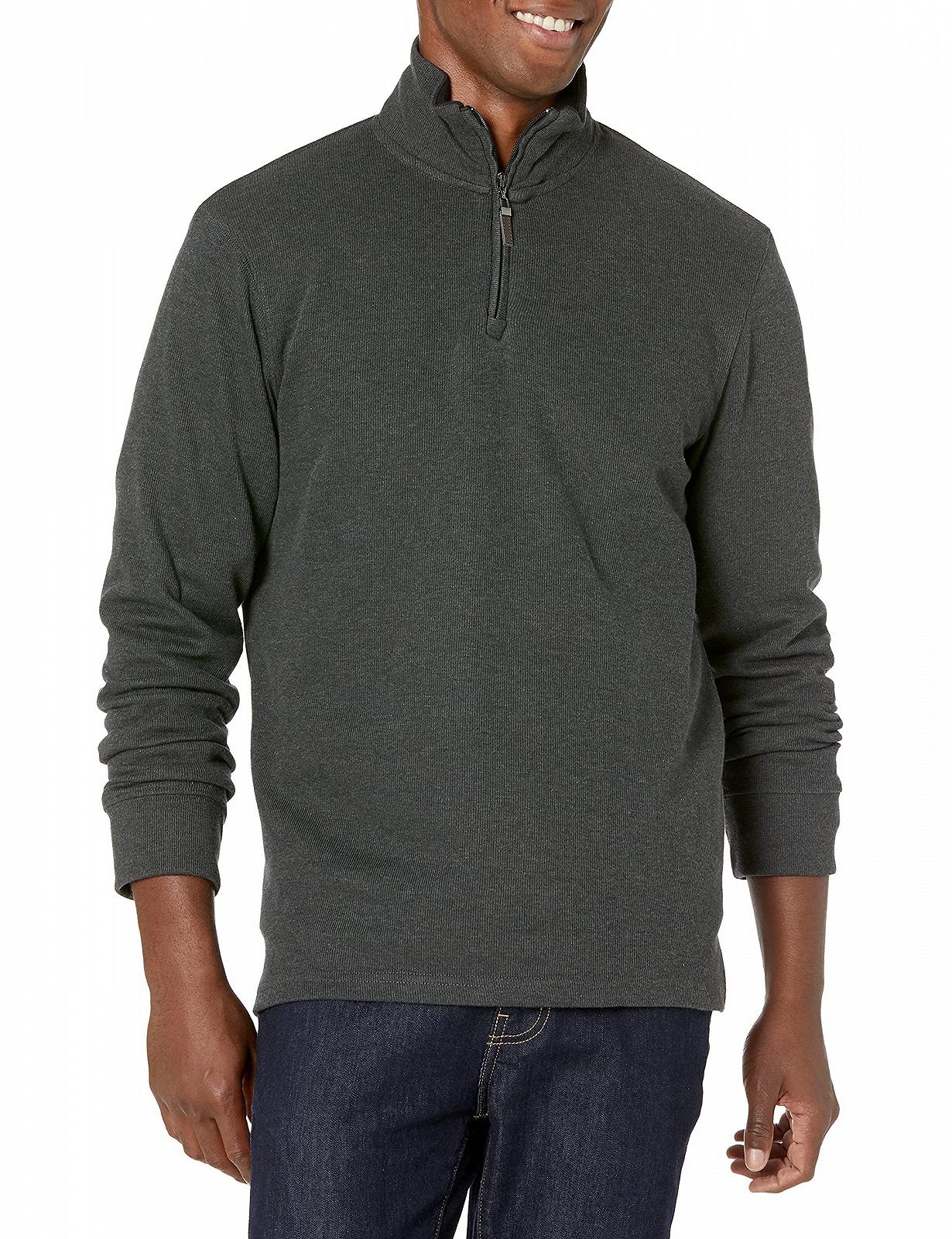 Джемпер чоловічий Amazon Essentials French Rib Quarter Zip, фото №1