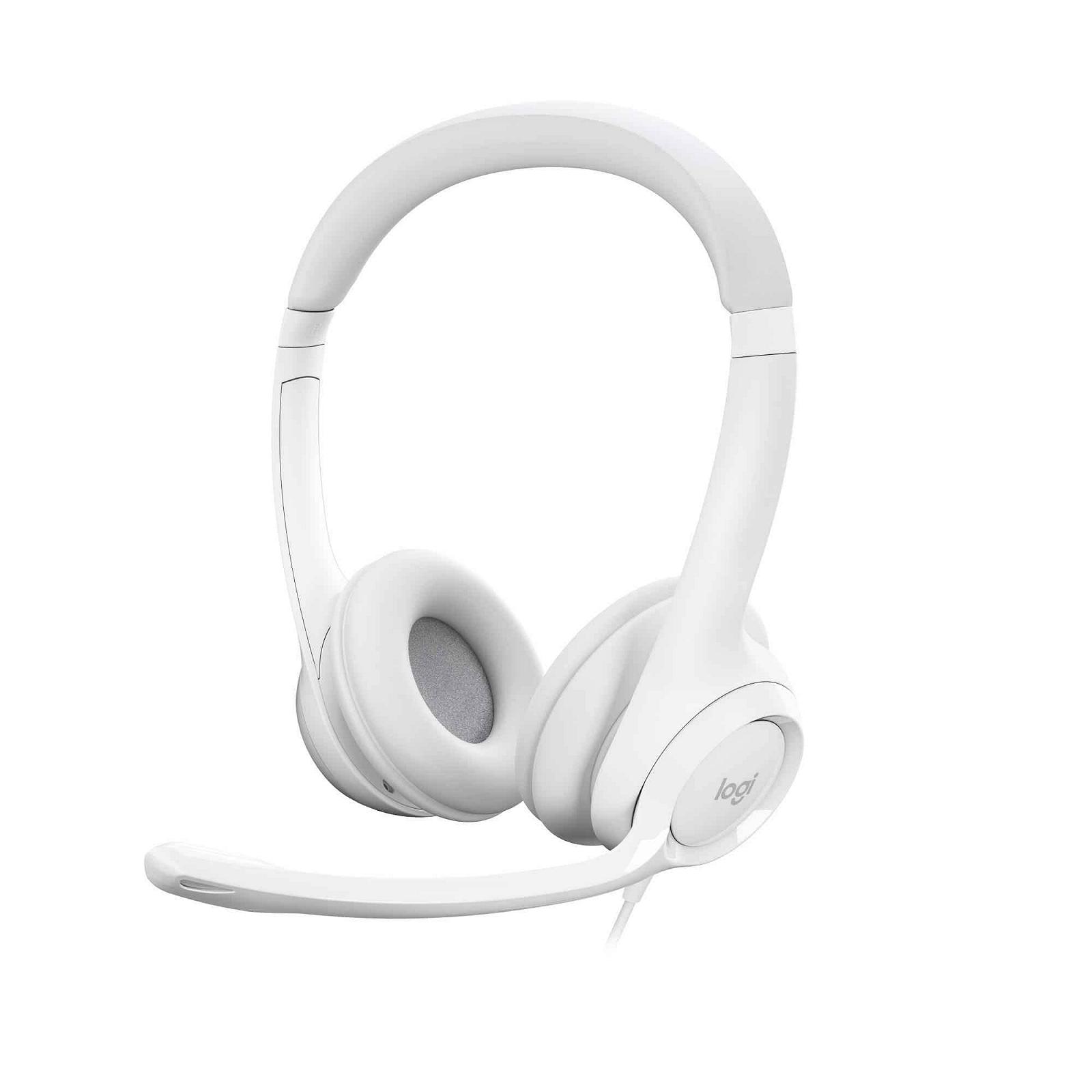Навушники Logitech H390 Провідні USB-A Шумозаглушення Білий, фото №1