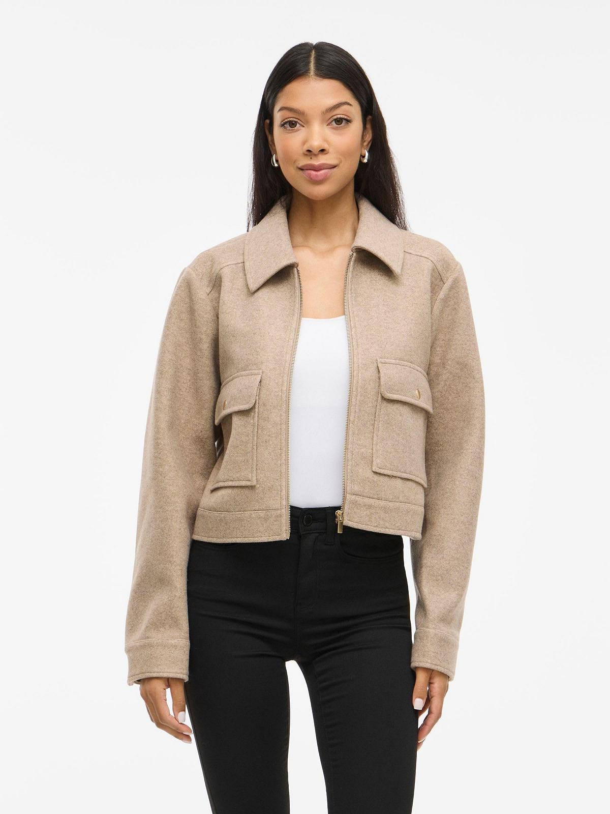 Куртка Vila VIJANE на молнии, фото №3