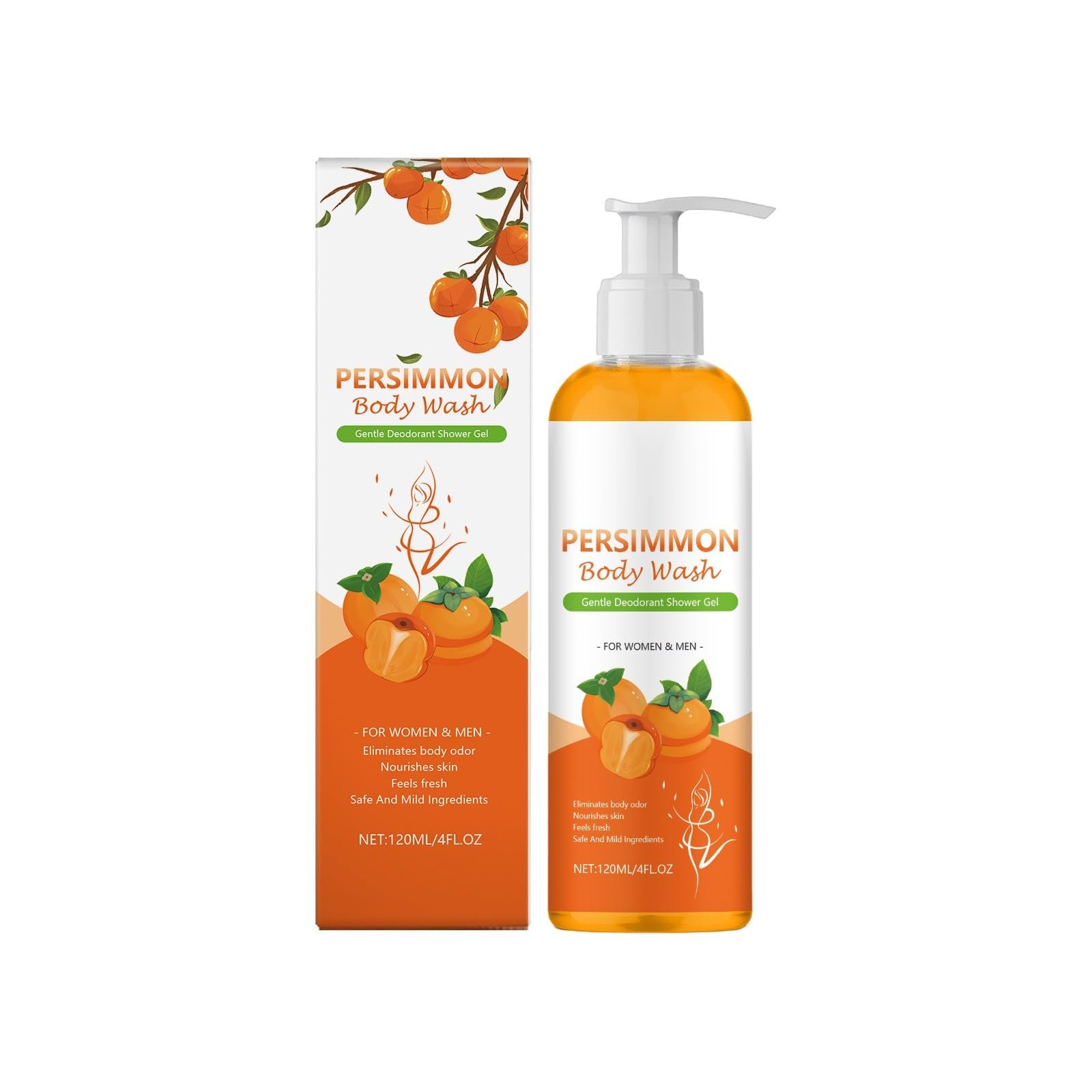 Гель для душу Persimmon Body Wash З екстрактами хурми та зеленого чаю Нейтралізатор запаху 1 шт, фото №1