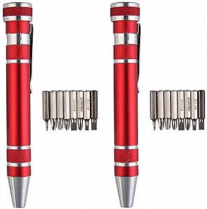 Купить Набор отверток LATRAT Tool Pen 8 в 1 Мини гаджеты для ремонта Красный - Фото 1 Набор отверток LATRAT Tool Pen 8 в 1 Мини гаджеты для ремонта Красный - Фото 1