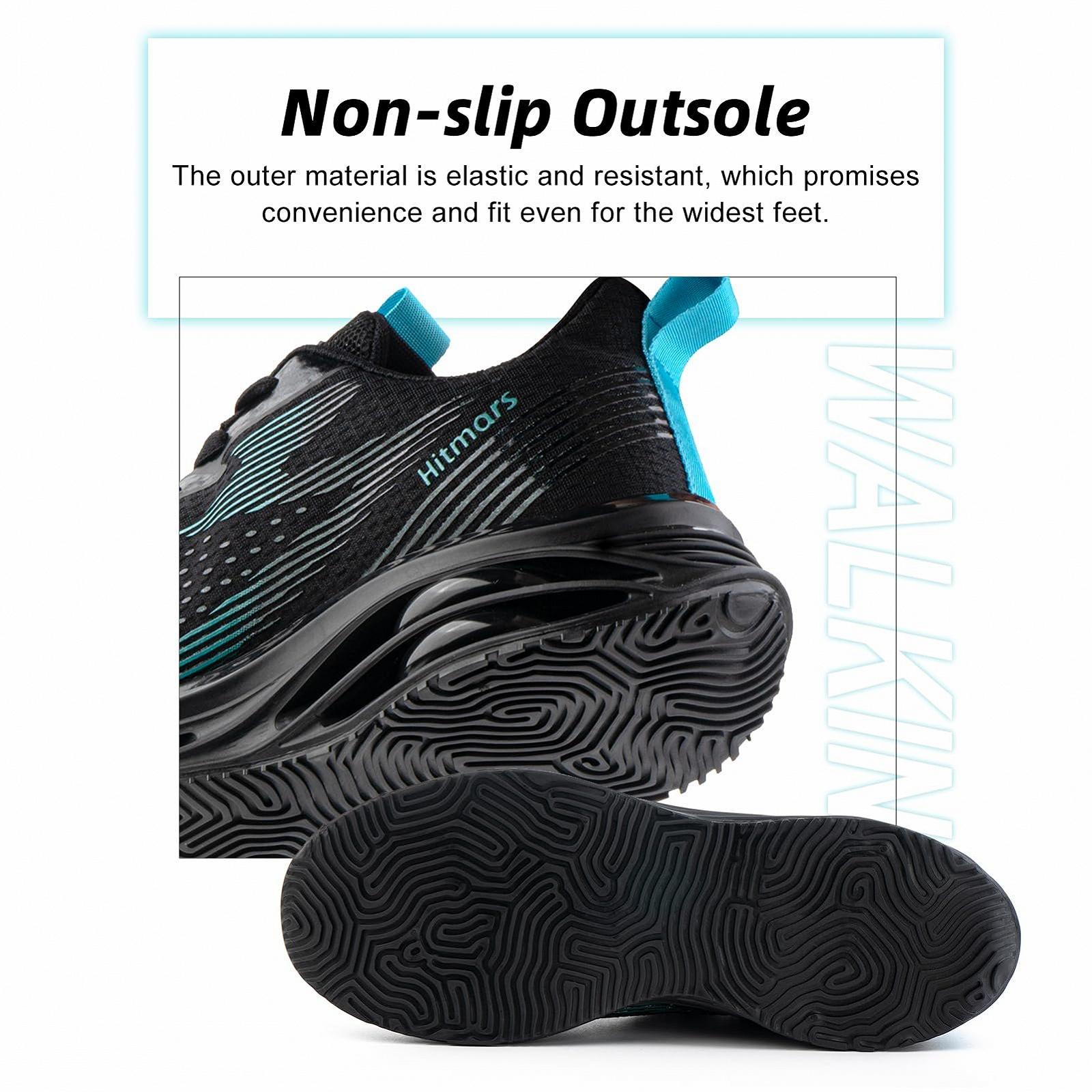 Кросівки Hitmars Спортивні Легкі Чорний EU 36-47, фото №4 Кросівки Hitmars Спортивні Легкі Чорний EU 36-47, фото №4