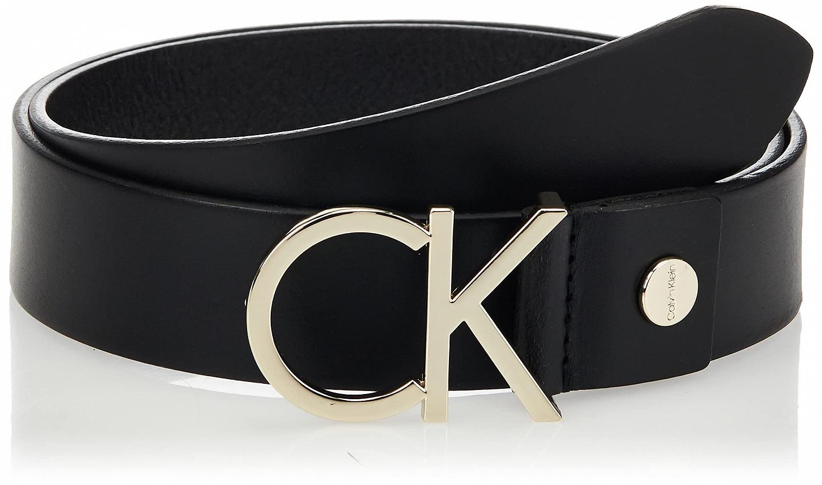 Ремень Calvin Klein Женский Кожаный Ремень с Логотипом Ck, фото №1