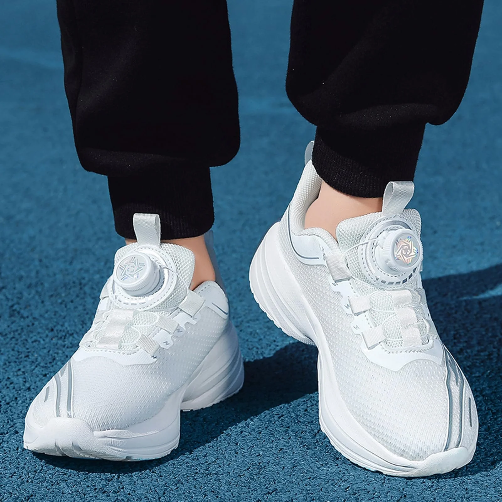 Детские кроссовки Спортивная обувь для мальчиков Кроссовки для девочек Модные Удобные Дышащие Легкие Кроссовки для улицы Обувь для бега EU 31-41, фото №5