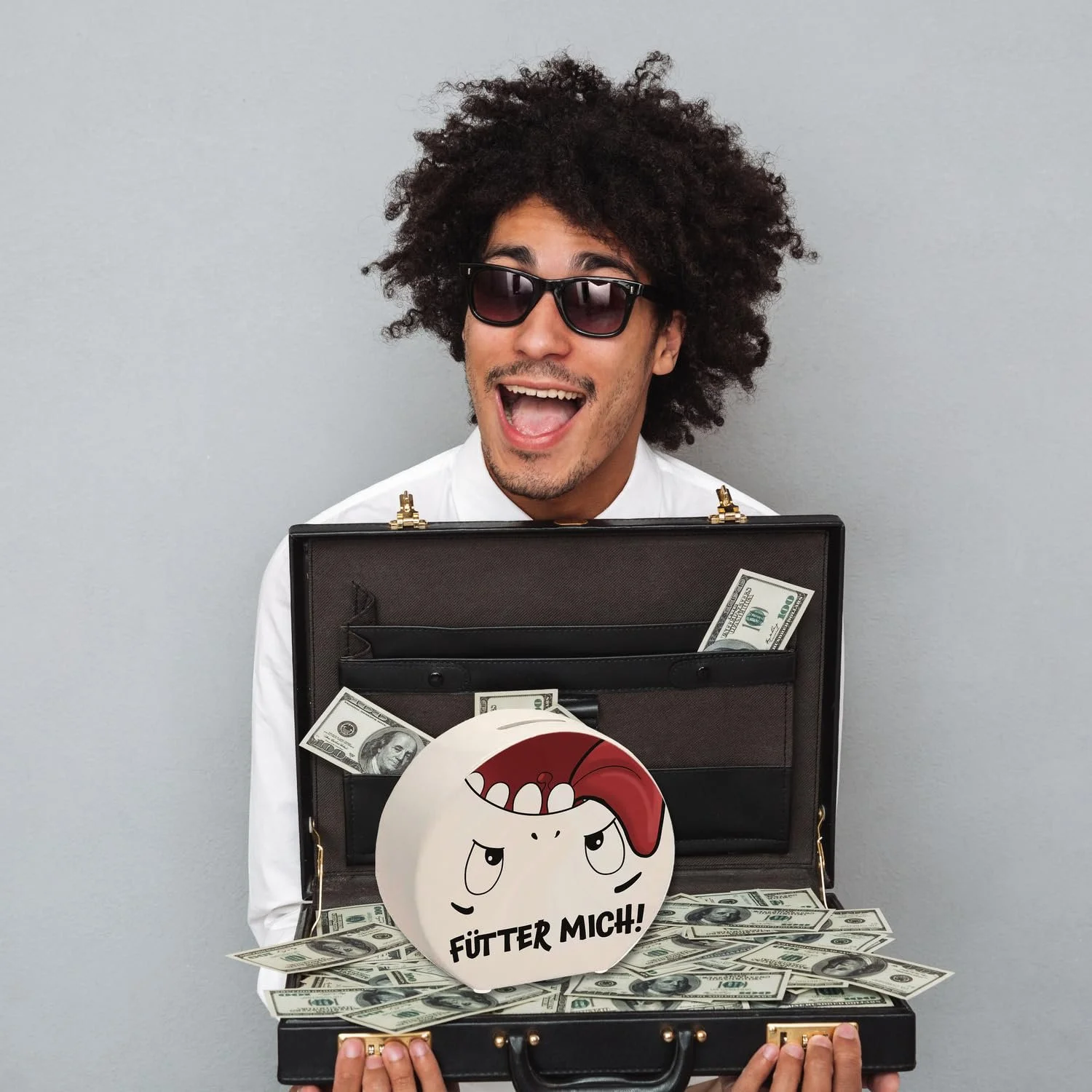 Скарбничка Fütter Mich! з комічним персонажем, фото №5