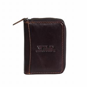 Міні-гаманець RFID Jennifer Jones Wild Things Only антикварний шкіряний дорожній унісекс - Фото 1