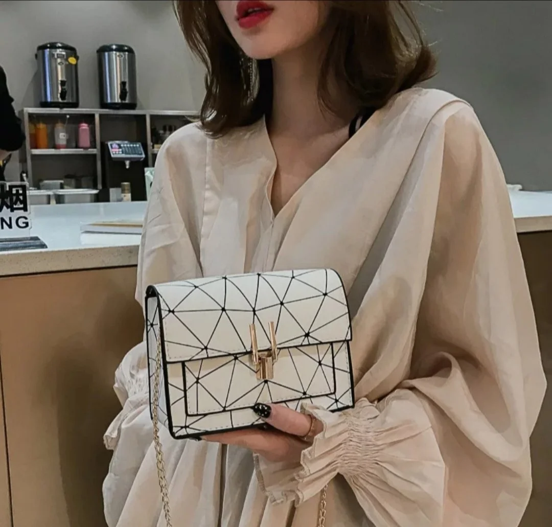 Модная белая женская мини-сумка, фото №2