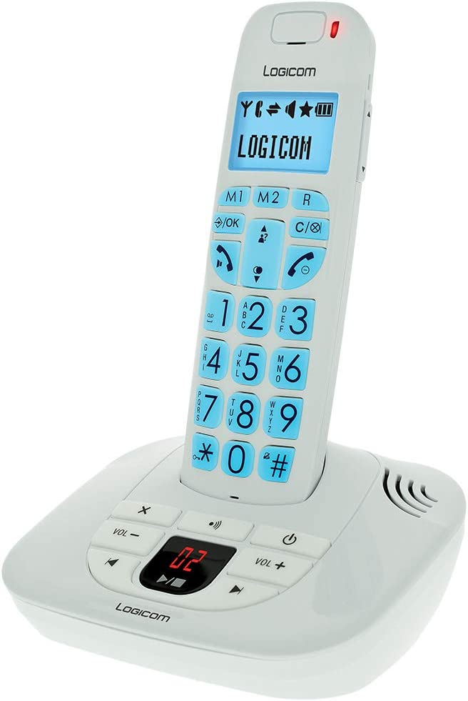 Стационарый беспроводной телефонный Logicom Comfort 155T Белый, фото №1
