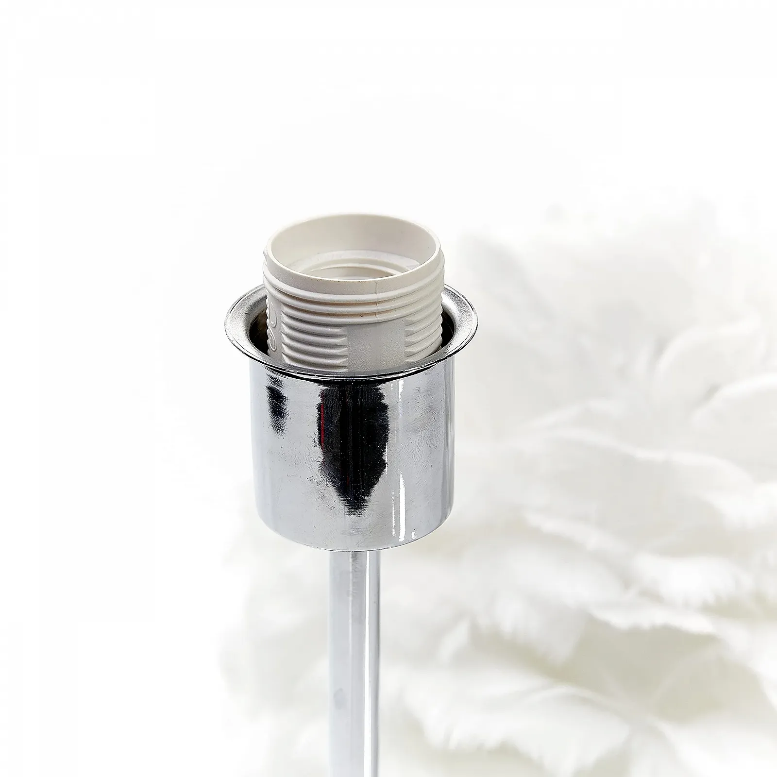 Настільна лампа Northpoint LED Spring Металева основа 43 см E27 Хром, фото №3