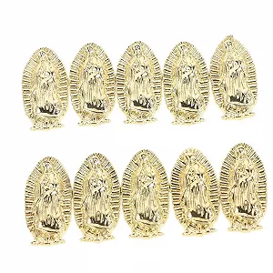 Прикраси для манікюру Метал Healvian Модні Діва Золотий - Фото 1