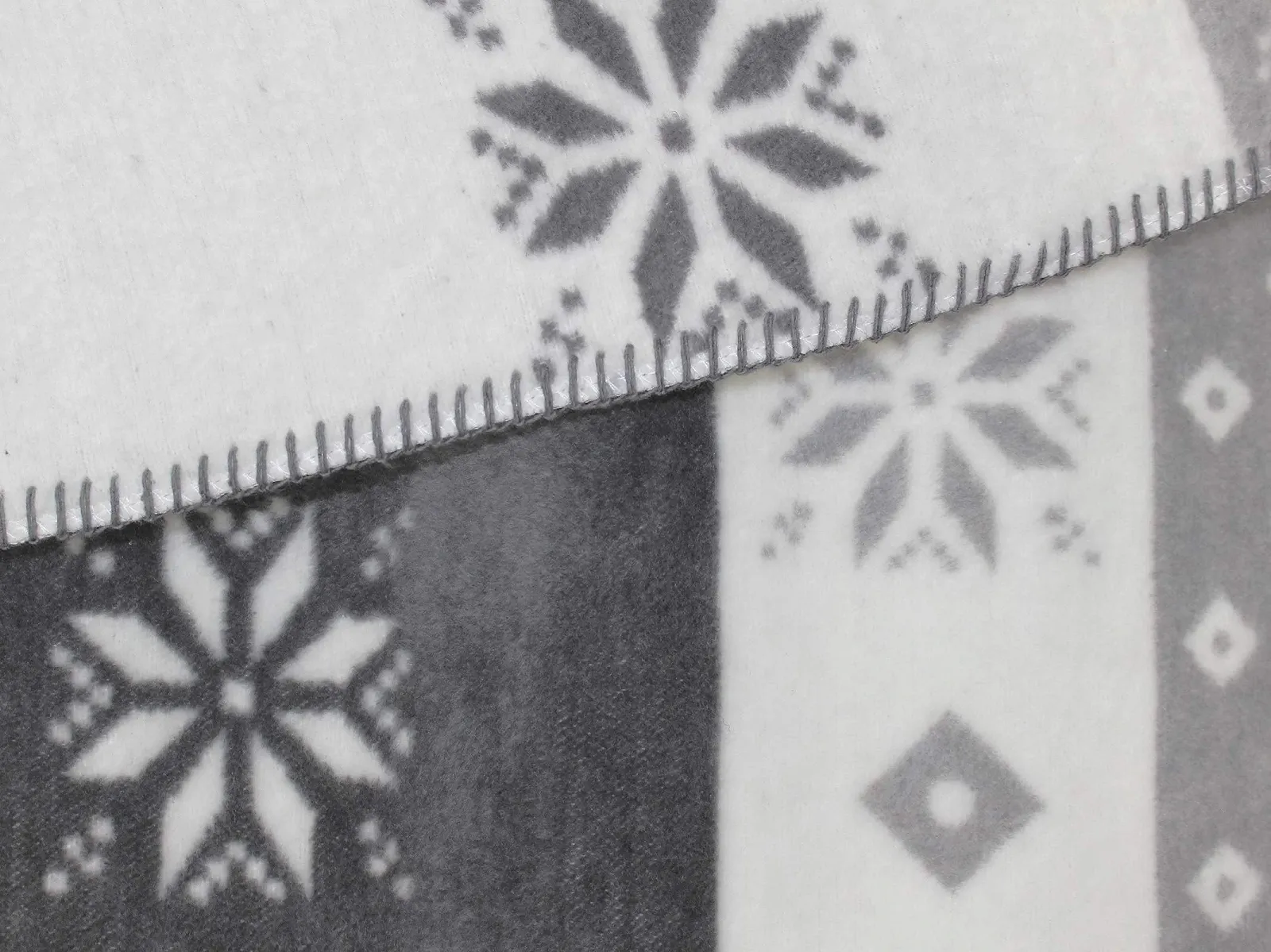 Одеяло Moon Luxury Серое Белое Шерстяное одеяло 150 x 200 см Зимний Олень, фото №4