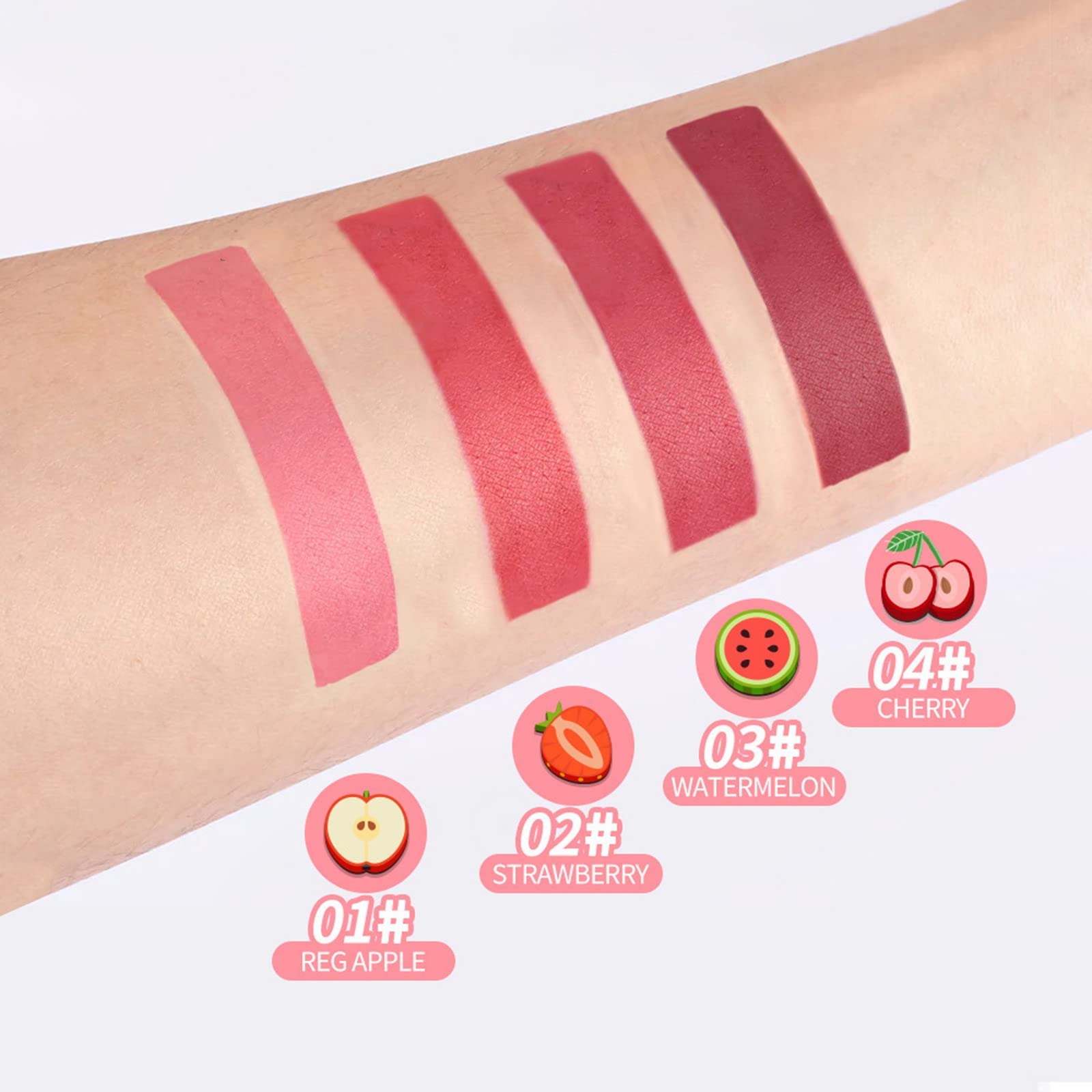 Тінт для губ, щік та повік Jelly Tint Lip And Cheek Eyeshadow 3 Dye Lip Lotion з відтінком кольору молочного чаю, фото №4
