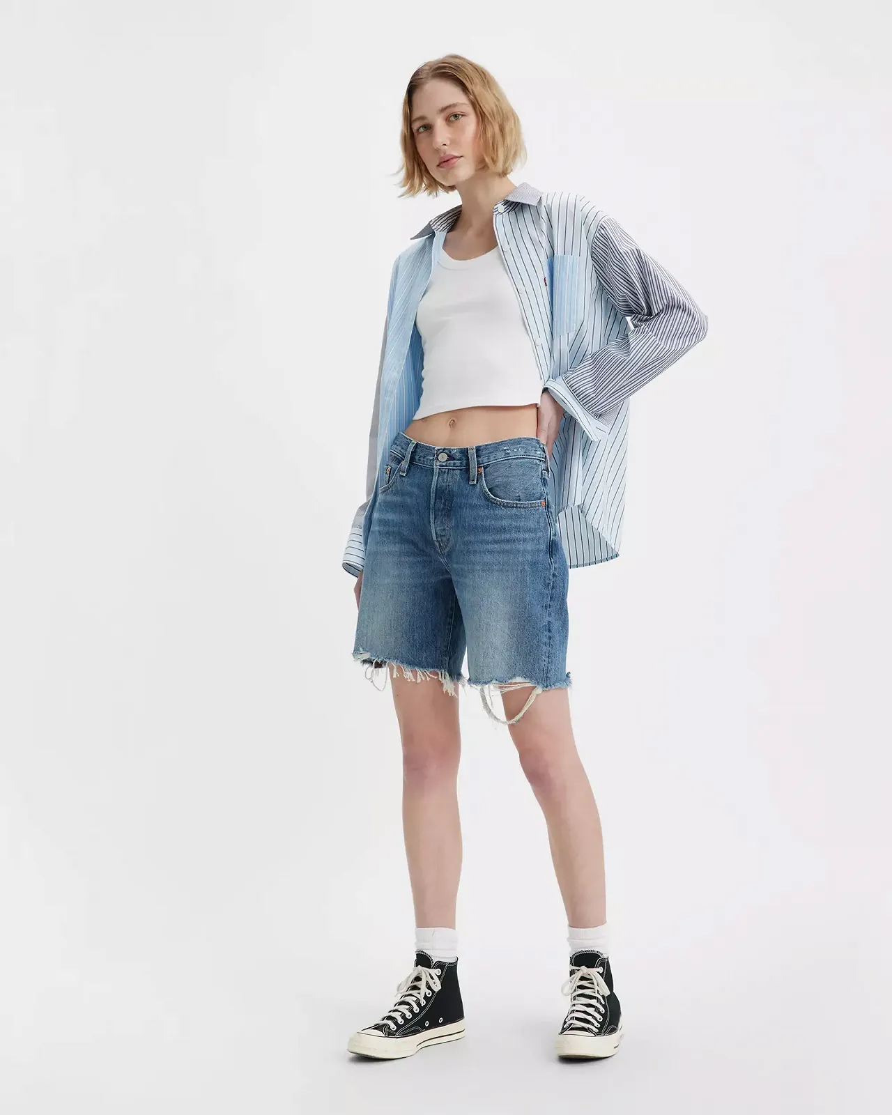 Жіночі шорти Levis - 501 90S Short Happy Break - Womens - 24, фото №1