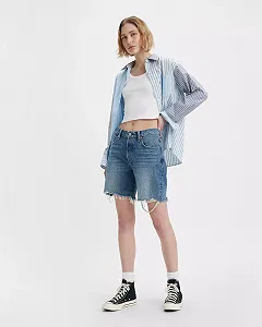 Жіночі шорти Levis - 501 90S Short Happy Break - Womens - 24 - Фото 1