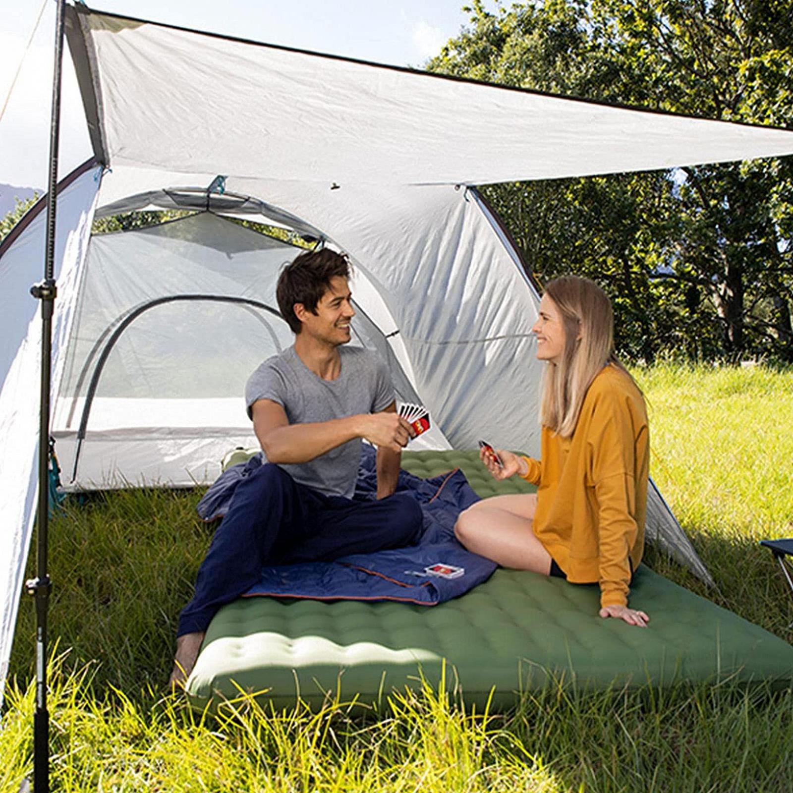Килимок WANGLXFC Outdoor Camping Матрац До 13 см TPU Ущільнений Подвійний Сірий, фото №6