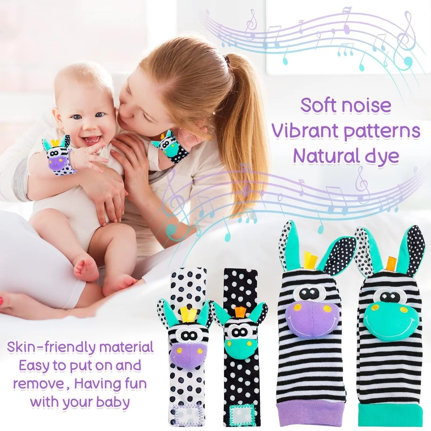 Сенсорные носки Maxentico для детей, игрушки для раннего обучения, фото №5