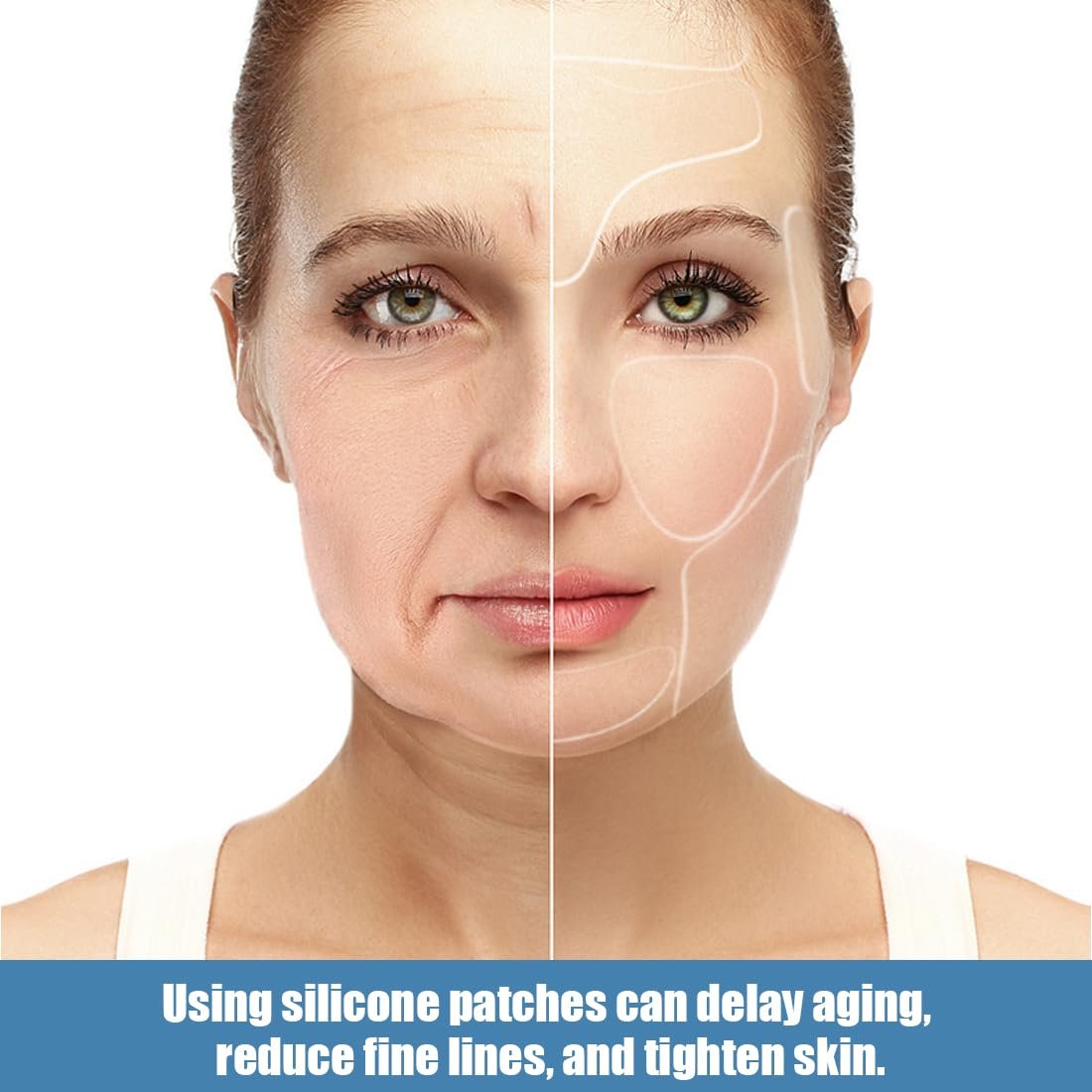 Патчи против морщин YAPKOLV, набор 16 шт, силиконовые патчи для лица, рот, лоб, подбородок, фото №4 Патчи против морщин YAPKOLV, набор 16 шт, силиконовые патчи для лица, рот, лоб, подбородок, фото №4