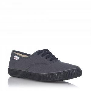 Кеды Victoria 1915 Canvas Unisex Черные Монохромные synthetic.ua - Фото 1