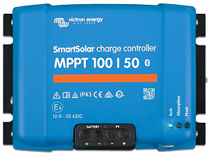 Купити Контролер заряду сонячної батареї Victron Energy SmartSolar MPPT / 100В / 50A / 12/24В / Bluetooth - Фото 1 Контролер заряду сонячної батареї Victron Energy SmartSolar MPPT / 100В / 50A / 12/24В / Bluetooth - Фото 1