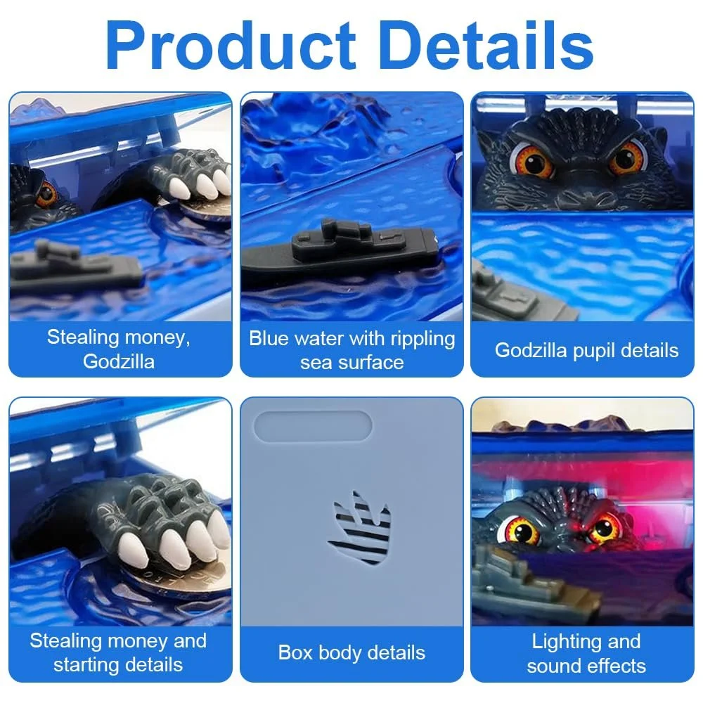 Скарбничка електронна Dinosaur Money Box, фото №3