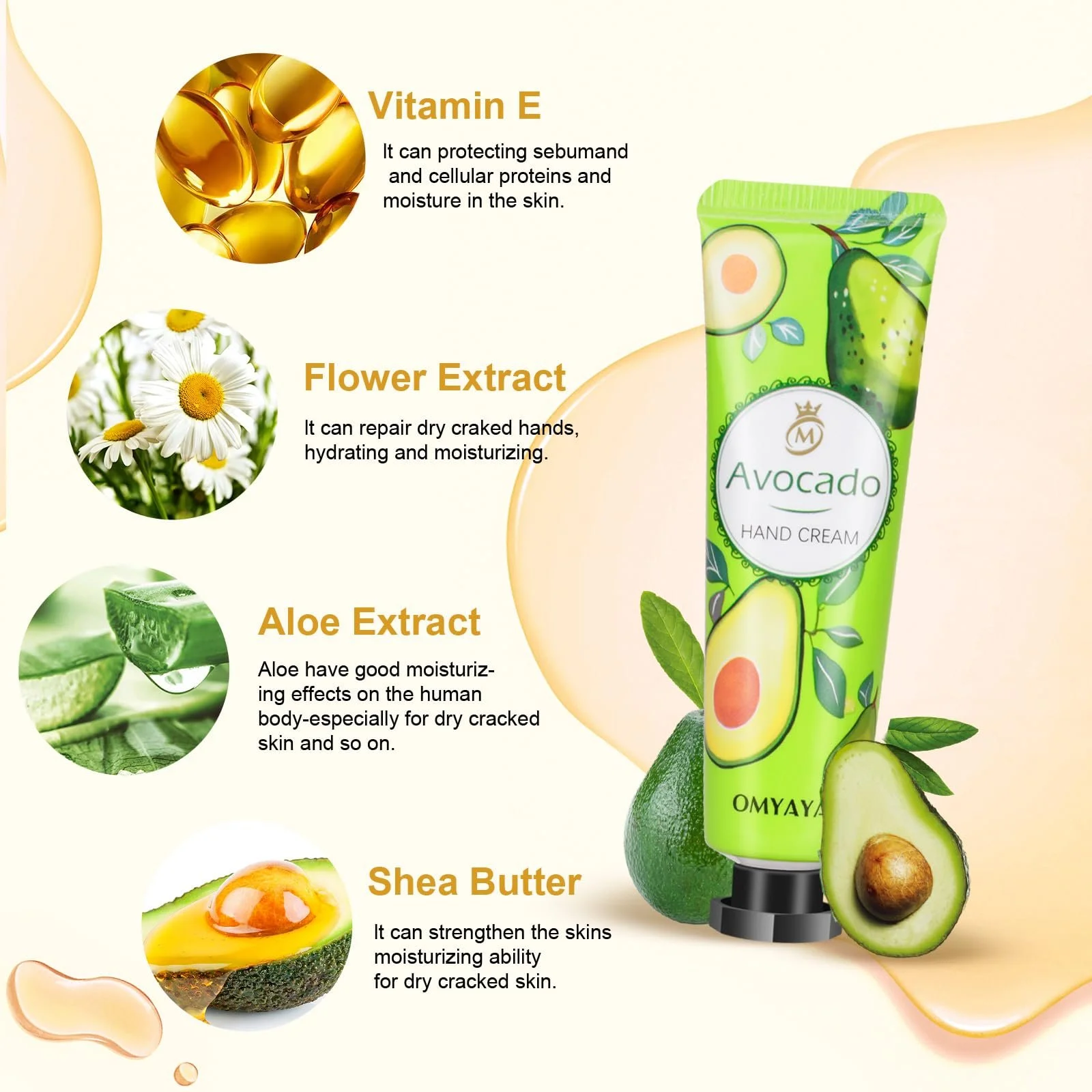 Набір кремів для рук 20 шт Міні крем для ніг Ароматизований, фото №2