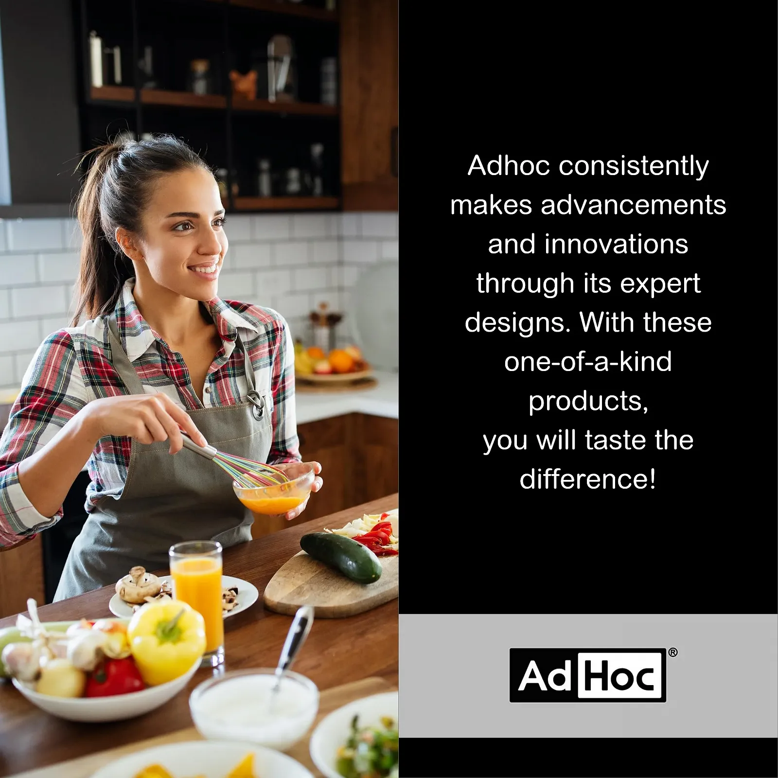 Терка AdHoc GG30 CutnServe Дрібна з контейнером для збору, нержавіюча сталь та дерево акації, фото №7