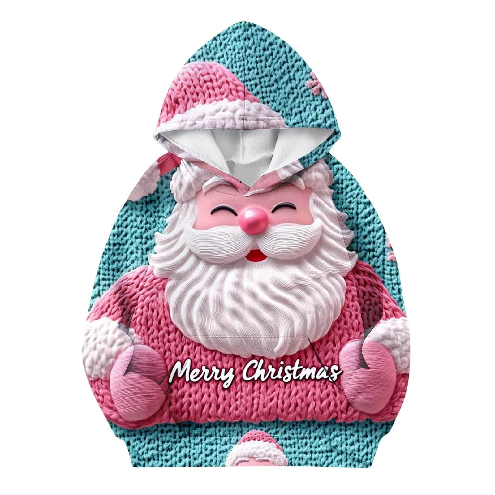 Різдвяний Світшот для дівчинки з капюшоном, фото №2