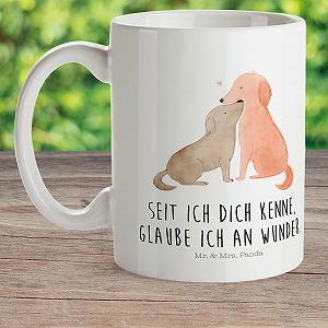 Дитяча Кружка Mr. & Mrs. Panda Dog Love - Поцілунок synthetic.ua - Фото 1