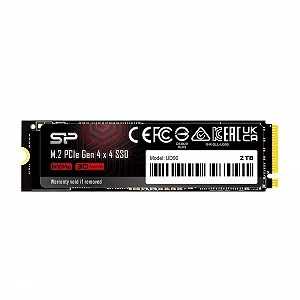 SSD Silicon Power UD90 2ТБ NVMe 4.0 Gen4 PCIe M.2 R/W до 5,000/4,800 МБ/с (SP02KGBP44UD9005) - Фото 1