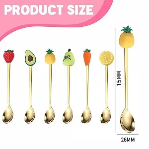 Чайная ложка, Кофейная ложка из нержавеющей стали, Ложка, Маленькая ложка, Современный набор ложек для дома/кухни/ресторана, Можно мыть в посудомоечной машине synthetic.ua - Фото 1